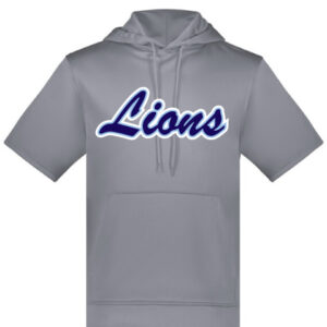 Adult Wicking Fleece Short Sleeve Hoodie